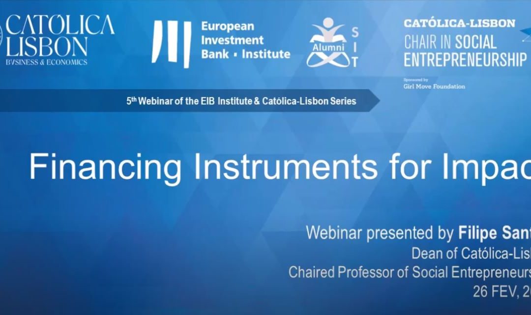 Financing instruments for impact