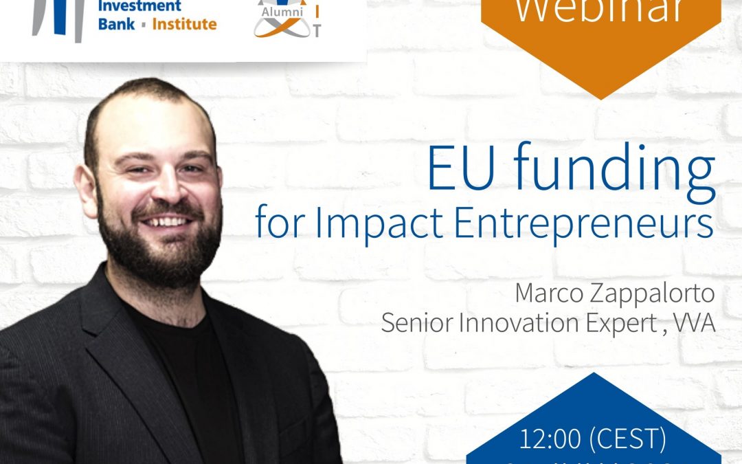 EU funding for impact entrepreneurs