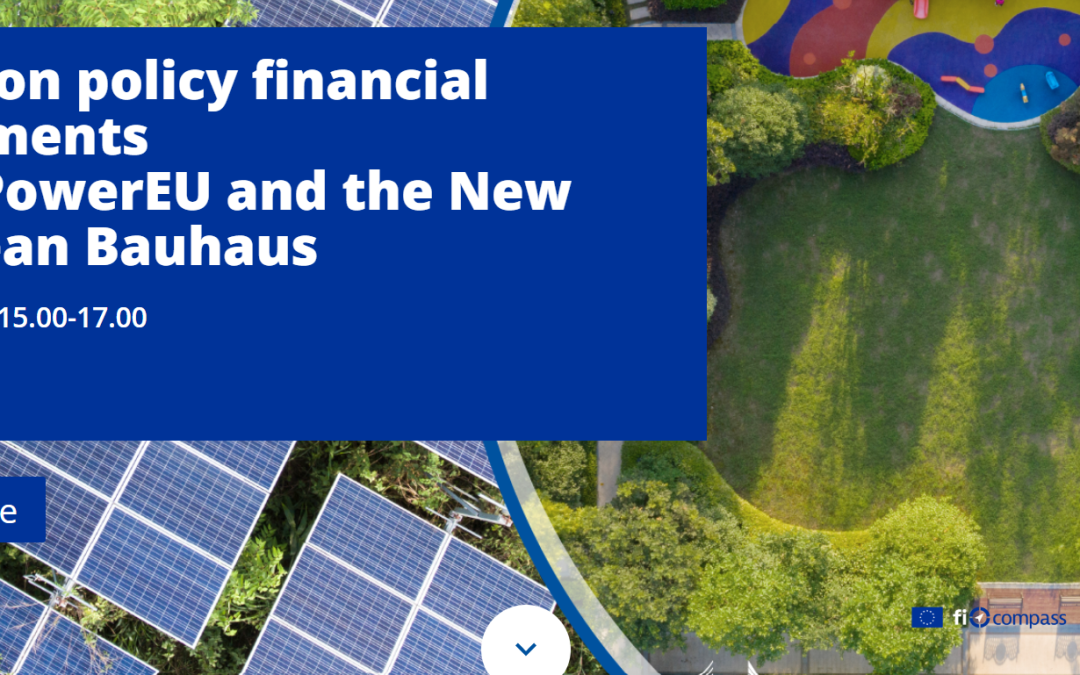 New European Bauhaus financing instrument announced