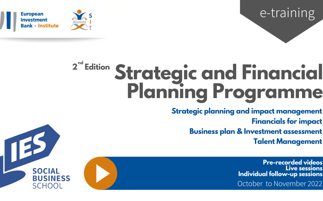 Strategic and financial planning programme – 2nd edition