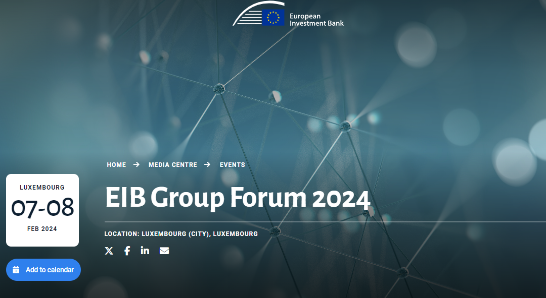 EIB Group Forum 7-8 February