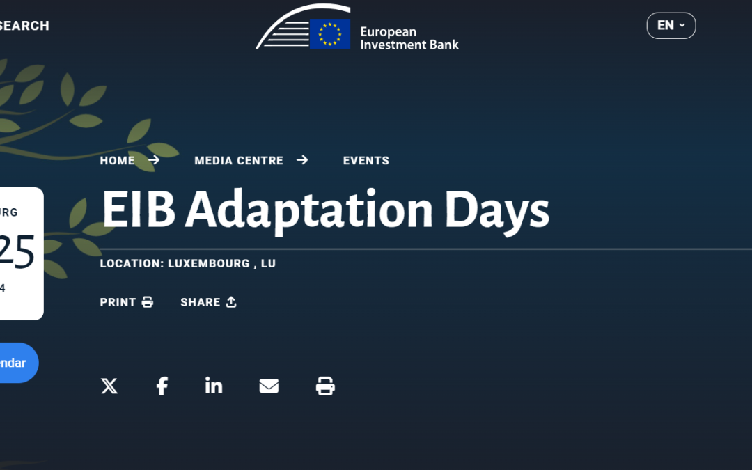 EIB Adaptation Days (24-25 April)