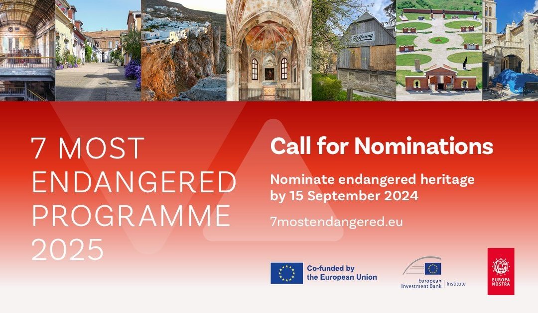 Call for nominations for 7 Most Endangered 2025 is launched!